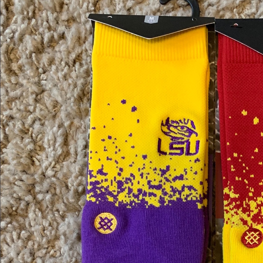 Stance Socks LSU Mens Sz M